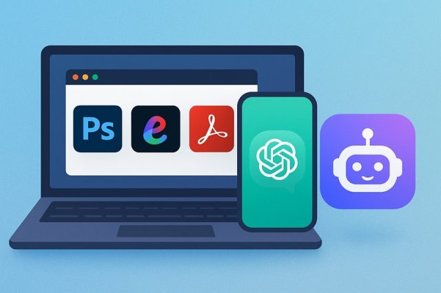 Adobe integrează Photoshop, Express și Acrobat direct în ChatGPT