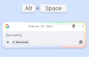 Google aduce Search și AI într-o aplicație desktop pentru utilizatorii Windows