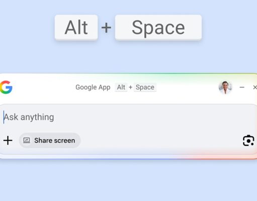 Google aduce Search și AI într-o aplicație desktop pentru utilizatorii Windows
