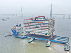 China a lansat la apă „Inima Vântului Marin”, cea mai mare stație de conversie offshore din lume