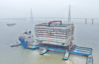 China a lansat la apă „Inima Vântului Marin”, cea mai mare stație de conversie offshore din lume