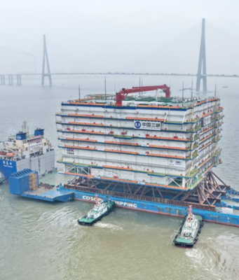 China a lansat la apă „Inima Vântului Marin”, cea mai mare stație de conversie offshore din lume