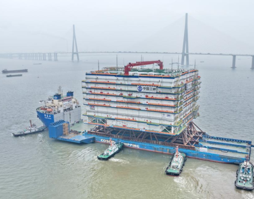 China a lansat la apă „Inima Vântului Marin”, cea mai mare stație de conversie offshore din lume