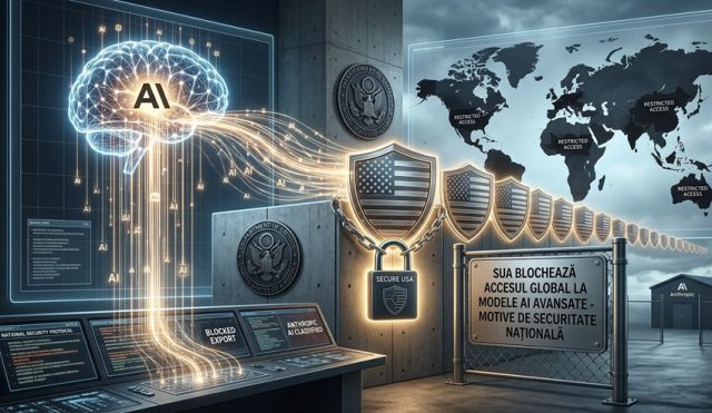 SUA blochează accesul global la cele mai avansate modele AI ale Anthropic, invocând motive de securitate