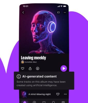 Muzica generată de inteligența artificială pune presiune pe platformele de streaming. Deezer va permite utilizatorilor să o filtreze muzica-generata-AI-filtrata-deezer